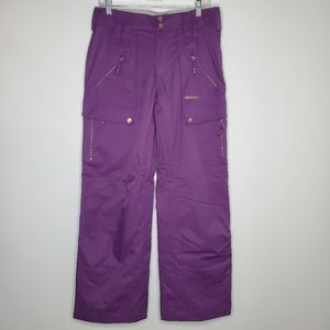 Sims Womens Snowboarding/Skiing Pants Purple Insulated Size Medium